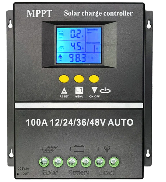 منظم شحن mppt solar charge controller 12v 24v 36v 48v