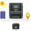 منظم شحن mppt solar charge controller 12v 24v 36v 48v