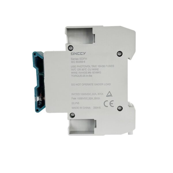 dc fuse holder with light