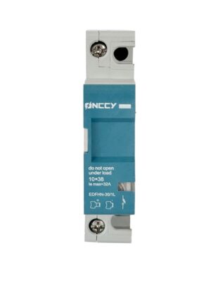 dc fuse holder with light