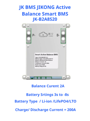 jk bms jikong active balance smart bms 200a