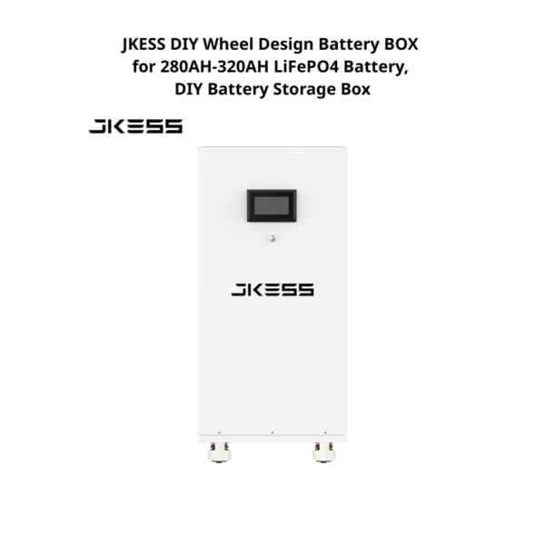 jkess diy wheel design battery box for 280ah 320ah lifepo4 battery, diy battery storage box