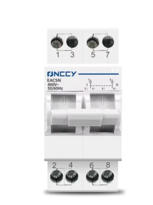 2p 32a 40a din rail changeover switch